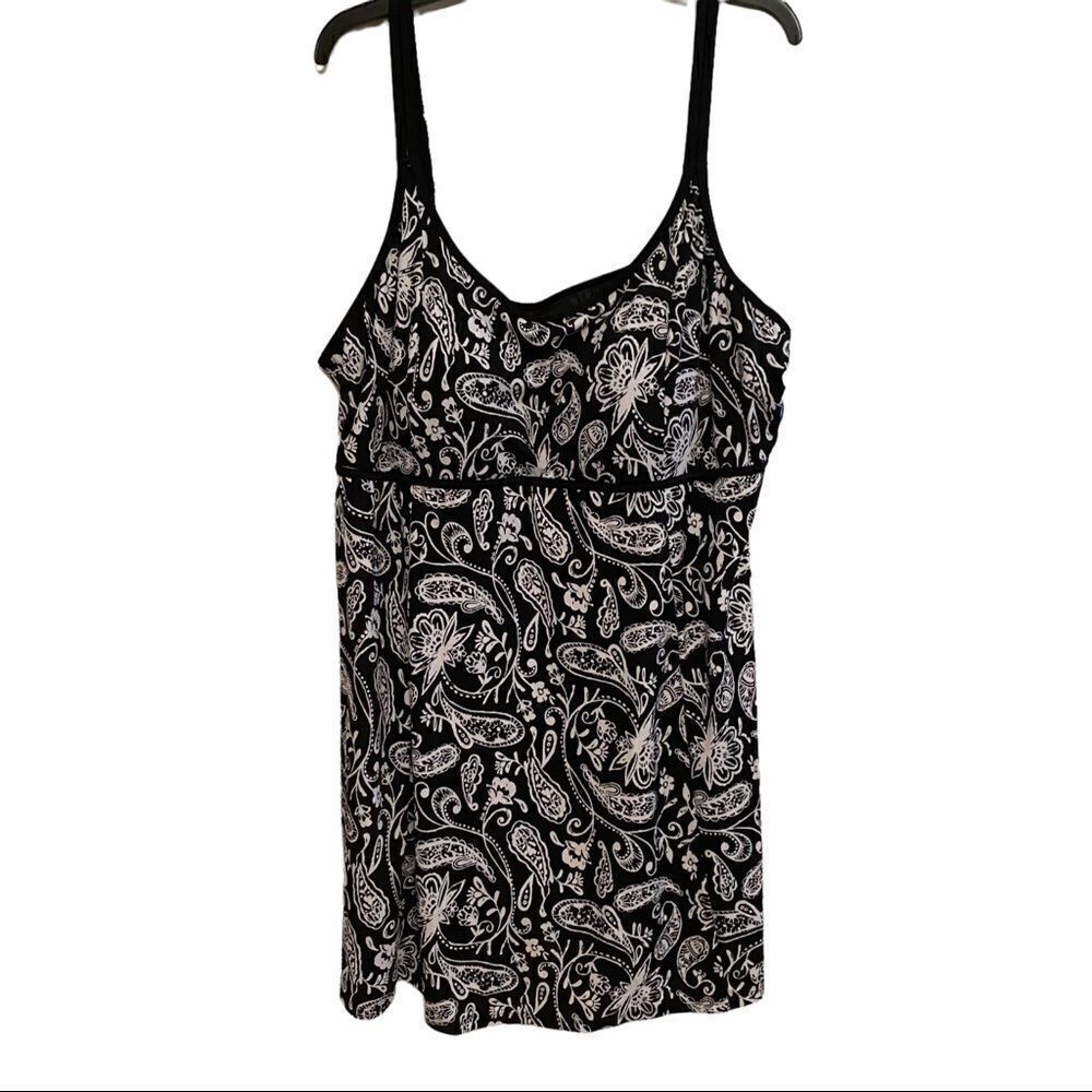 Swimsuits For All Long Top Complete Suit Sz 28 NWT